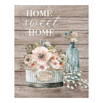 COURTSIDE MARKET Home Sweet Home Gallery Canvas Wall Art