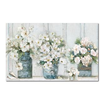 COURTSIDE MARKET Cottage Mantle Gallery Canvas Wall Art