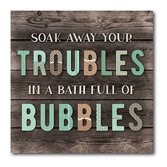 COURTSIDE MARKET Bath & Bubble II Gallery Canvas Wall Art