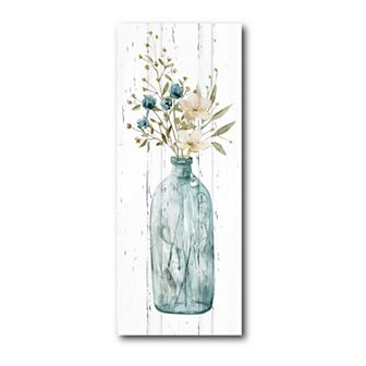 COURTSIDE MARKET Farmhouse Flower Bouquet I Canvas