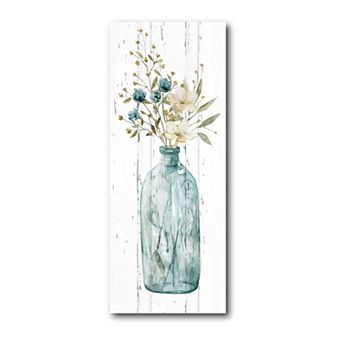 COURTSIDE MARKET Farmhouse Flower Bouquet I Canvas
