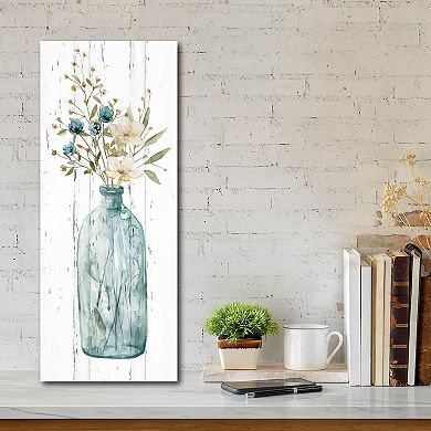 Courtside Market Farmhouse Flower Bouquet I Canvas