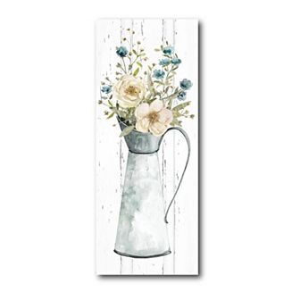 COURTSIDE MARKET Farmhouse Flower Bouquet II Canvas