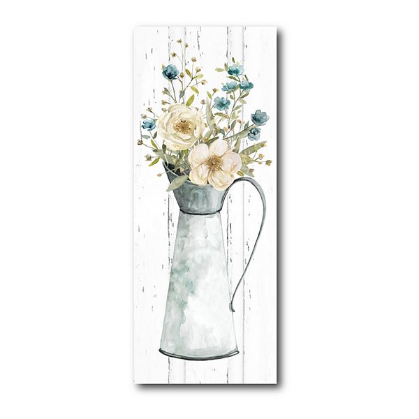 Courtside Market Farmhouse Flower Bouquet Ii Canvas