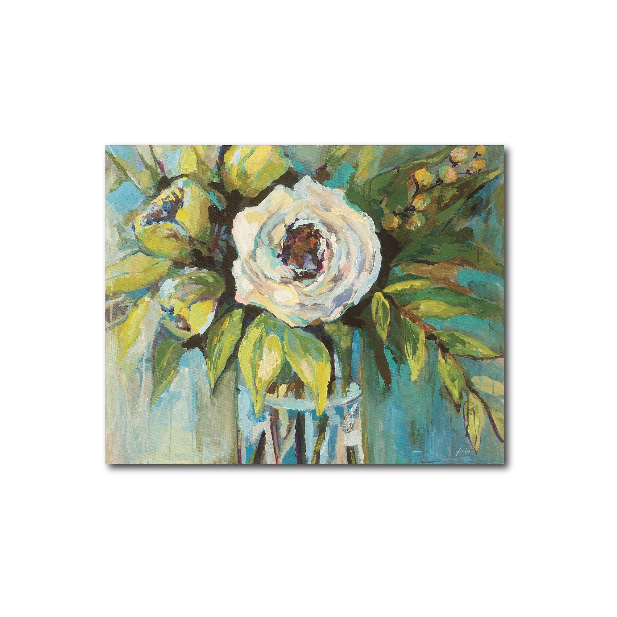COURTSIDE MARKET Aqua Solo Gallery Canvas Wall Art, Multi Color