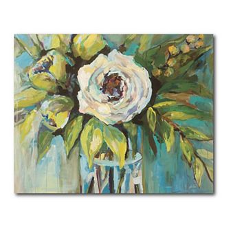 COURTSIDE MARKET Aqua Solo Gallery Canvas Wall Art