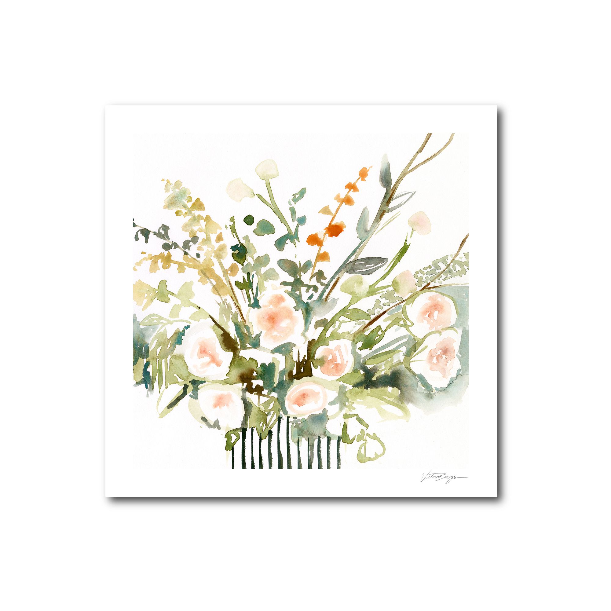 COURTSIDE MARKET Foraged Flowers I Gallery Canvas Wall Art, Multi Color