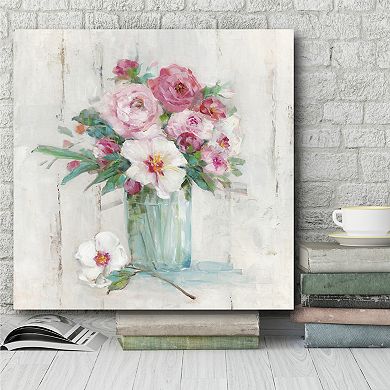 COURTSIDE MARKET Cottage Sweet Bouquet II Canvas