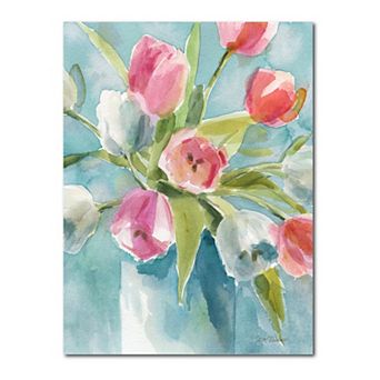 COURTSIDE MARKET Beautiful Tulips I Gallery Canvas Wall Art