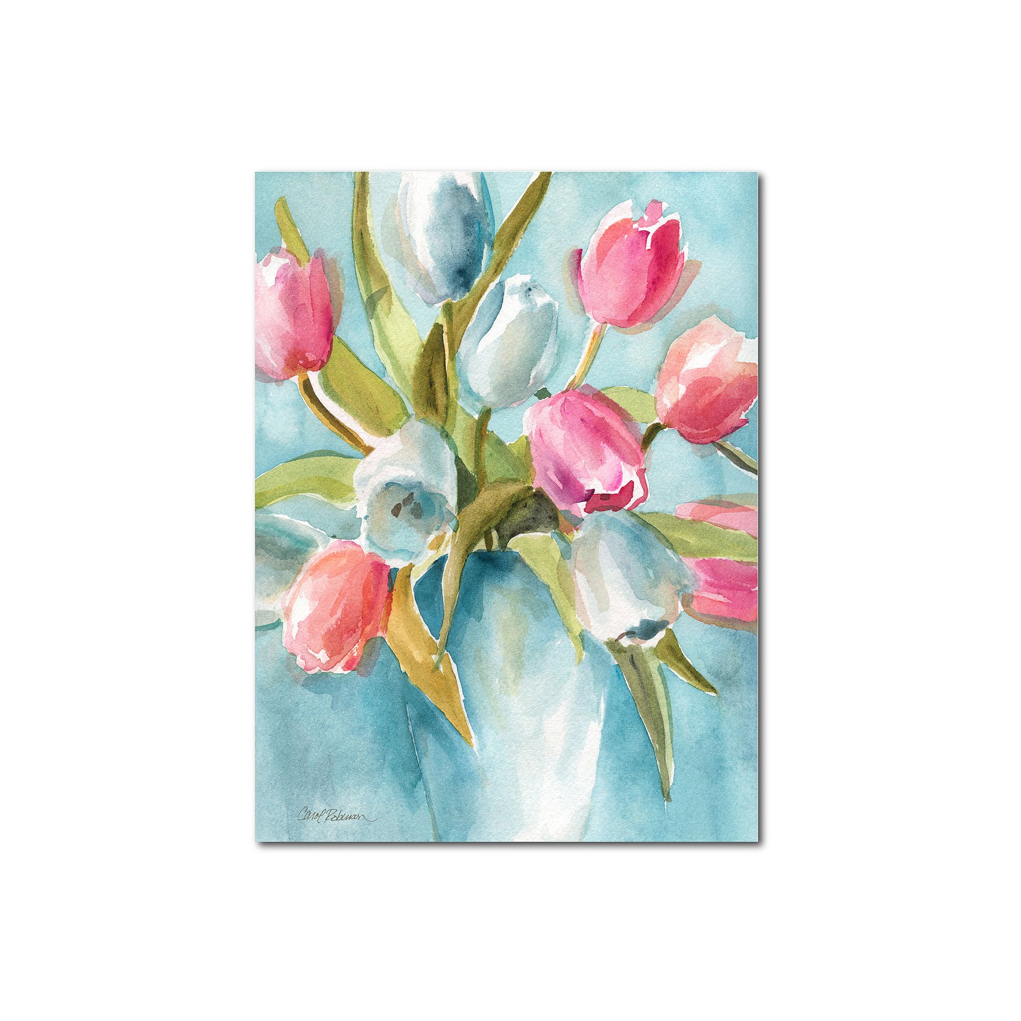 COURTSIDE MARKET Beautiful Tulips II Gallery Canvas Wall Art, Multi Color