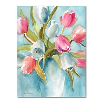 COURTSIDE MARKET Beautiful Tulips II Gallery Canvas Wall Art