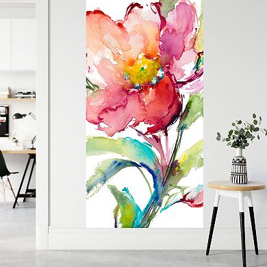 Courtside Market Cheerful Blooms II Wall Decal Mural