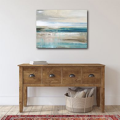 Courtside Market Teal Horizon Gallery Canvas Wall Art