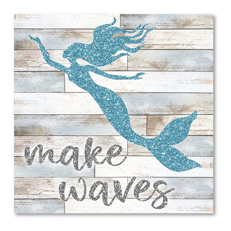 Courtside Market Make Waves Gallery Canvas Wall Art, Multicolor, 16X16