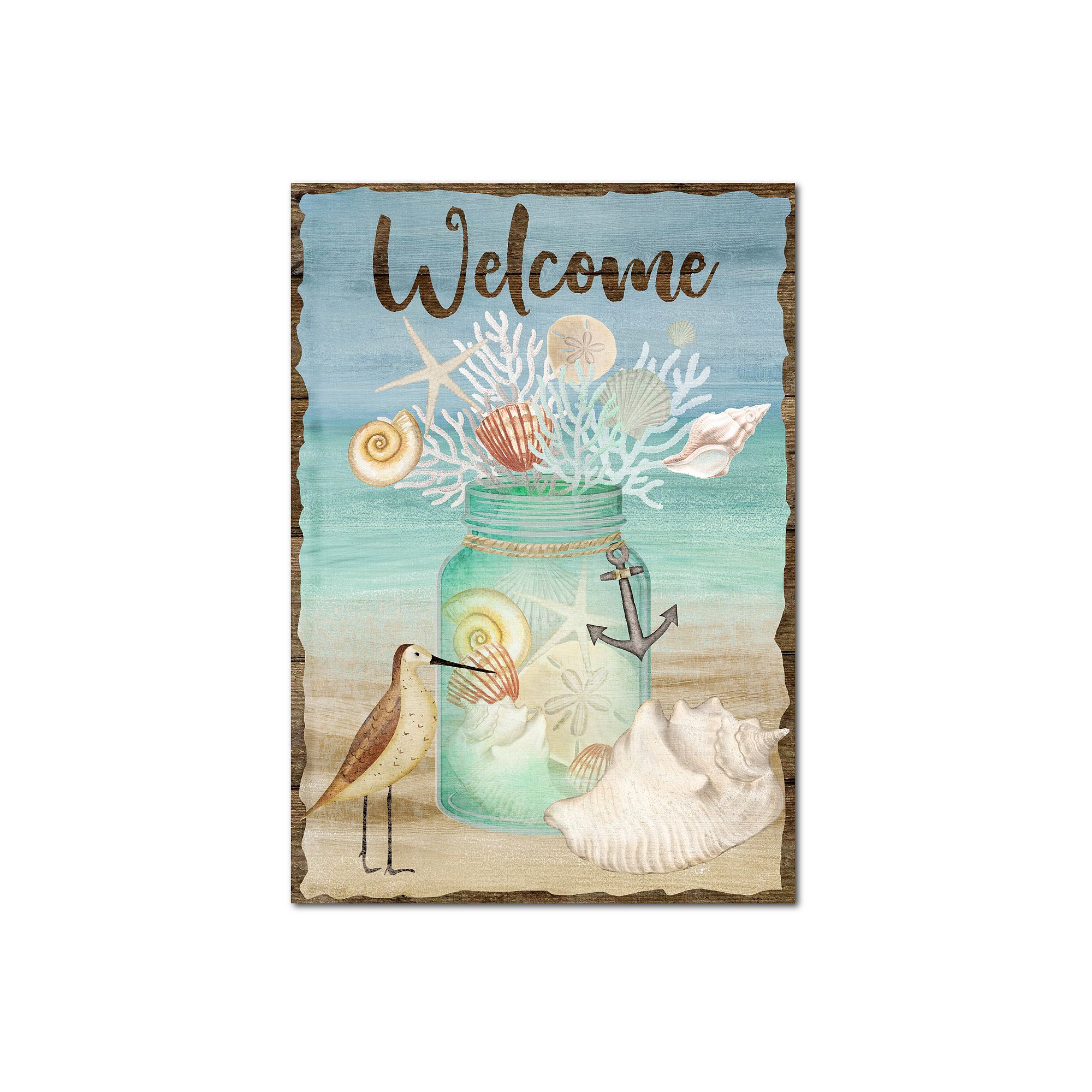 Coastal Mason Gallery Canvas, Multi Color