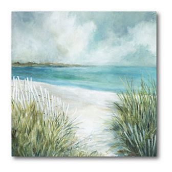 COURTSIDE MARKET Coastal Fences Gallery Canvas Wall Art