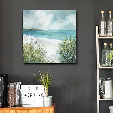 Courtside Market Coastal Fences Gallery Canvas Wall Art