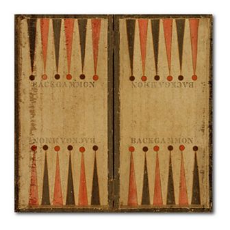 COURTSIDE MARKET Backgammon Gallery Canvas Wall Art