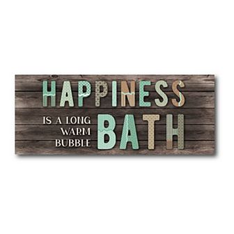 COURTSIDE MARKET Rustic Bath & Bubbles I Canvas