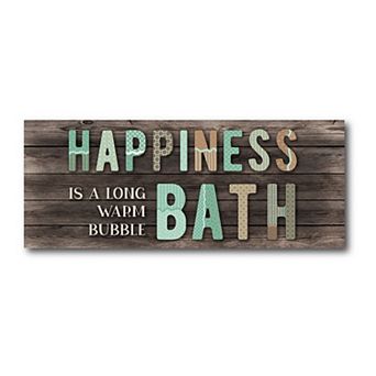 COURTSIDE MARKET Rustic Bath & Bubbles I Canvas