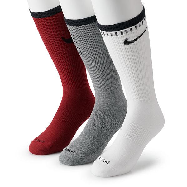 nike dri-fit training cotton cushioned crew socks