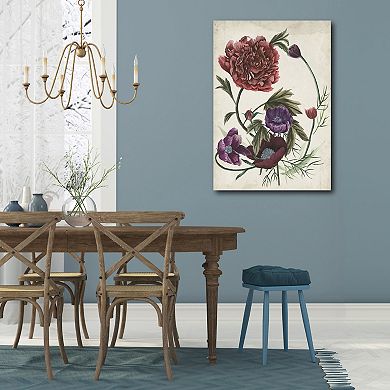 Courtside Market Antique Peony I Gallery Canvas Wall Art