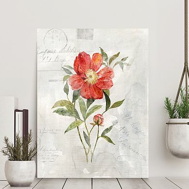 Courtside Market Linen Peony Gallery Canvas Wall Art