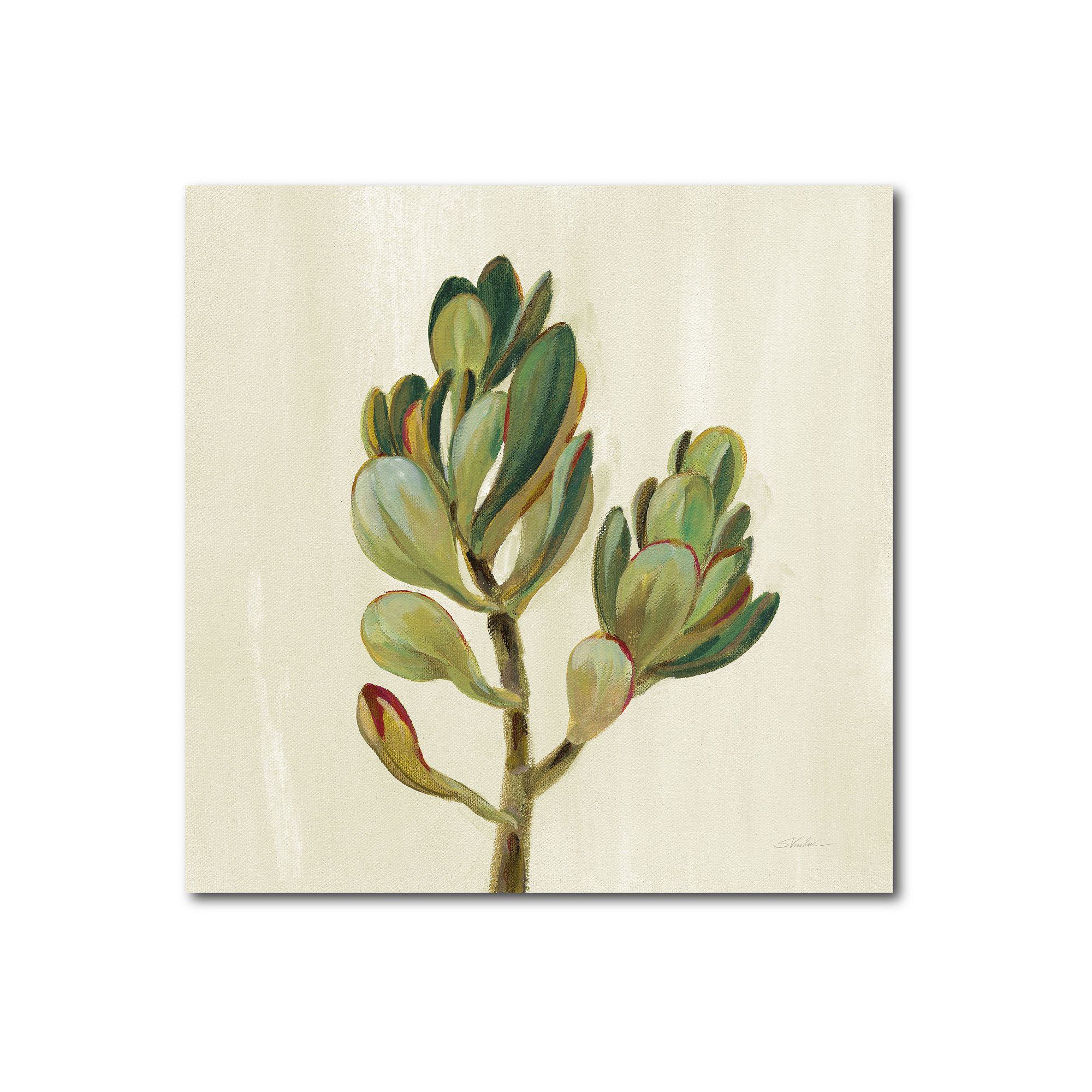 COURTSIDE MARKET Front Yard Succulent II Canvas, Multi Color