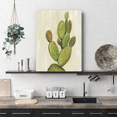 Courtside Market Front Yard Cactus I Gallery Canvas Wall Art