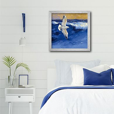 Courtside Market Gold Sky III Framed Canvas Wall Art