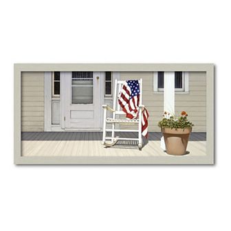 COURTSIDE MARKET American Porch Framed Canvas Wall Art