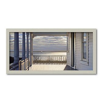 COURTSIDE MARKET Evening Light Framed Canvas Wall Art
