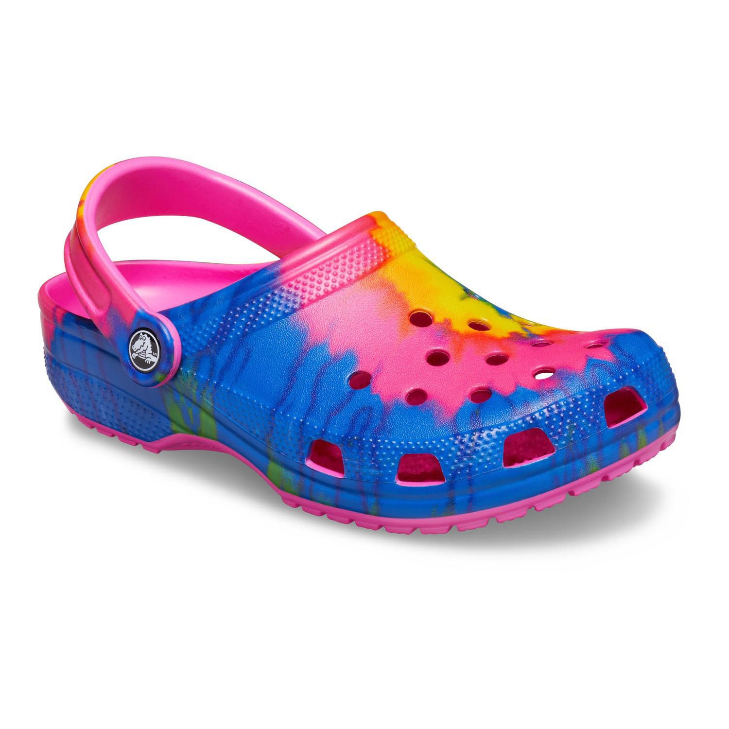 crocs classic tie dye adult clogs