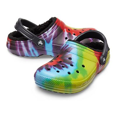 Crocs Classic Tie Dye Adult Lined Clogs