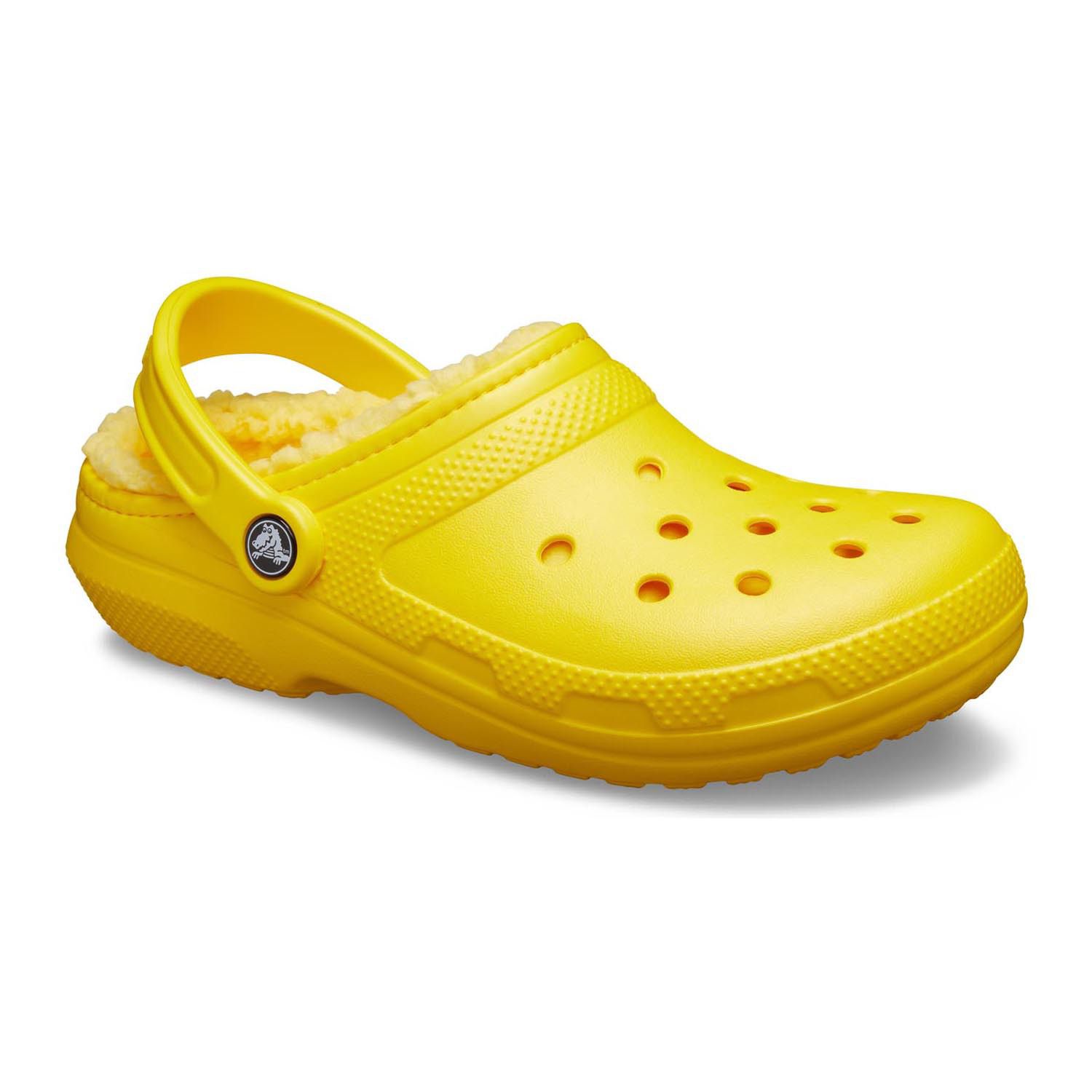 lemon yellow crocs