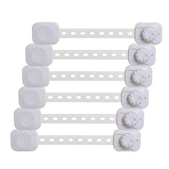 Dreambaby 6-Pack Twist 'N Lock Multi Purpose Baby Safety Latch