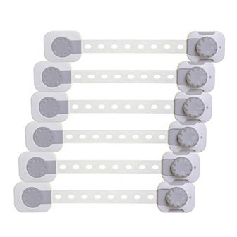 Dreambaby 6-Pack Twist 'N Lock Multi Purpose Baby Safety Latch