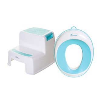Dreambaby 2-Up Stool & EZY- Toilet Training Potty Seat Combo