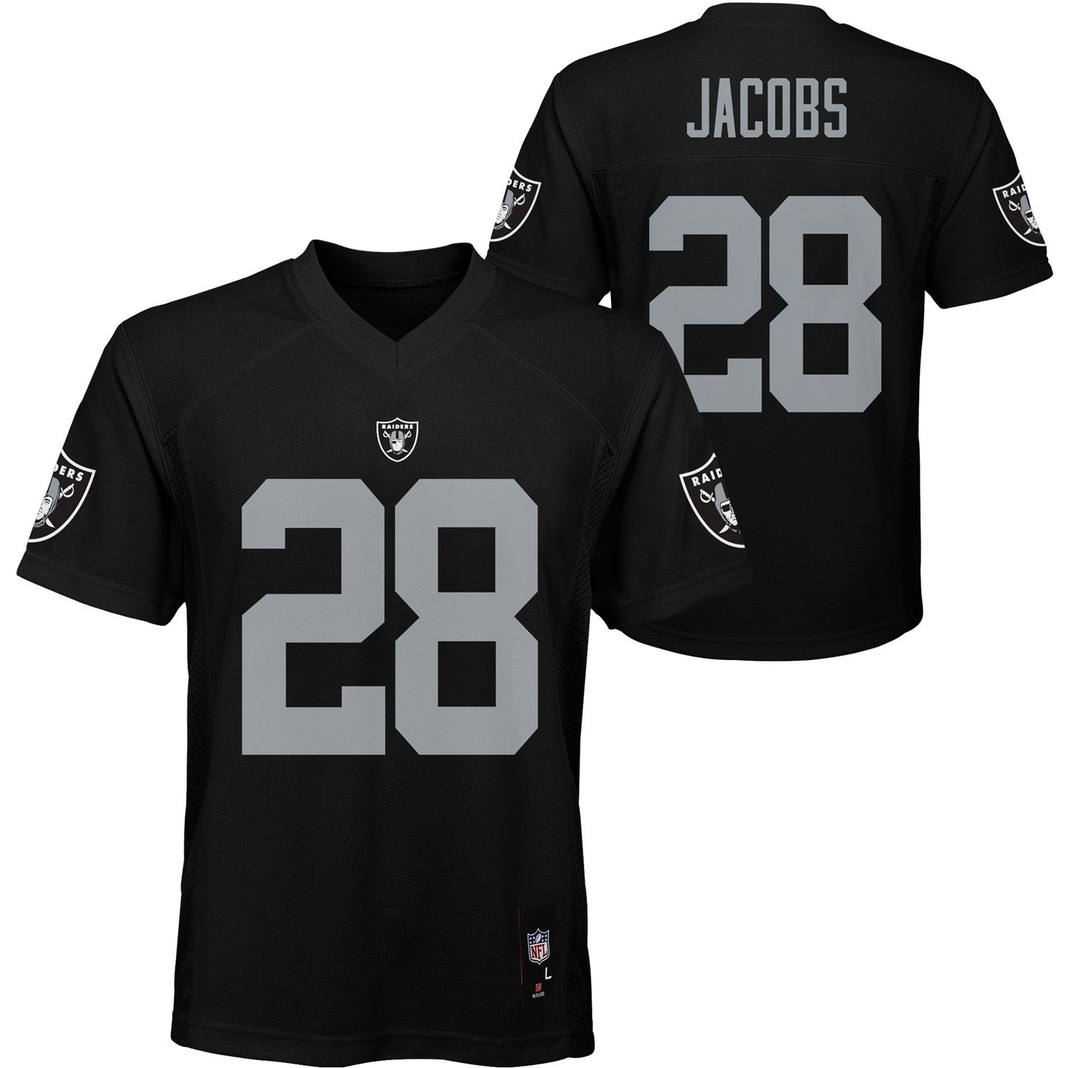 josh jacobs black jersey