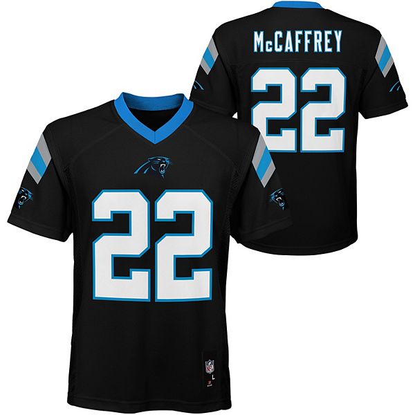 Girls Youth Christian McCaffrey Pink Carolina Panthers Fashion Fan Gear  V-Neck T-Shirt