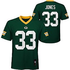 Nike / NFL Team Apparel Youth Green Bay Packers Aaron Jones #85 Green  Player T-Shirt