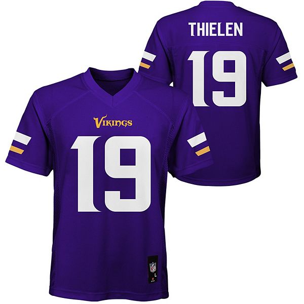 Adam Thielen Signed & Professionally Framed Custom Purple Football Jersey