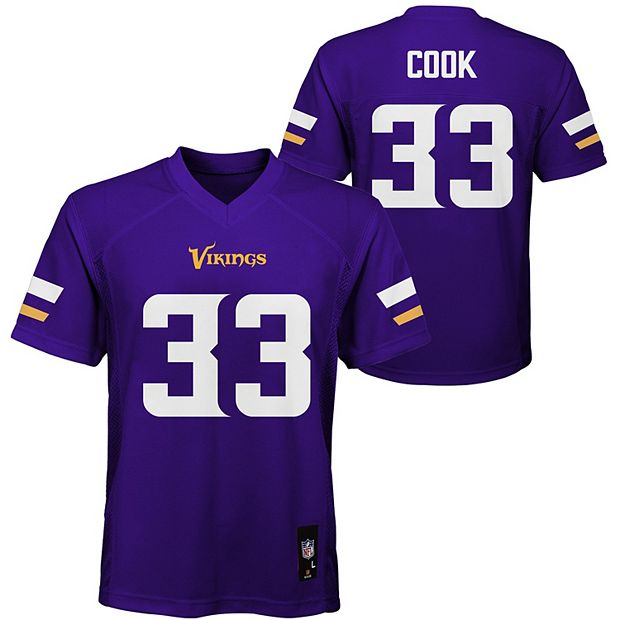 Dalvin Cook Minnesota Vikings #33 Color Rush Name & Number Jersey Shir –  Sports Fanz