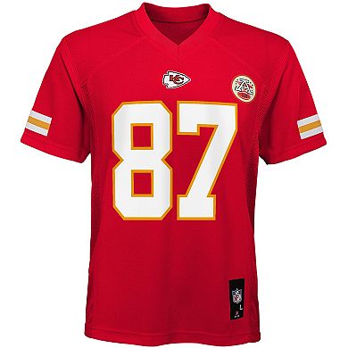 Limited Youth Travis Kelce Black Jersey - #87 Football Kansas City Chiefs  Rush Vapor Untouchable Size S(10-12)