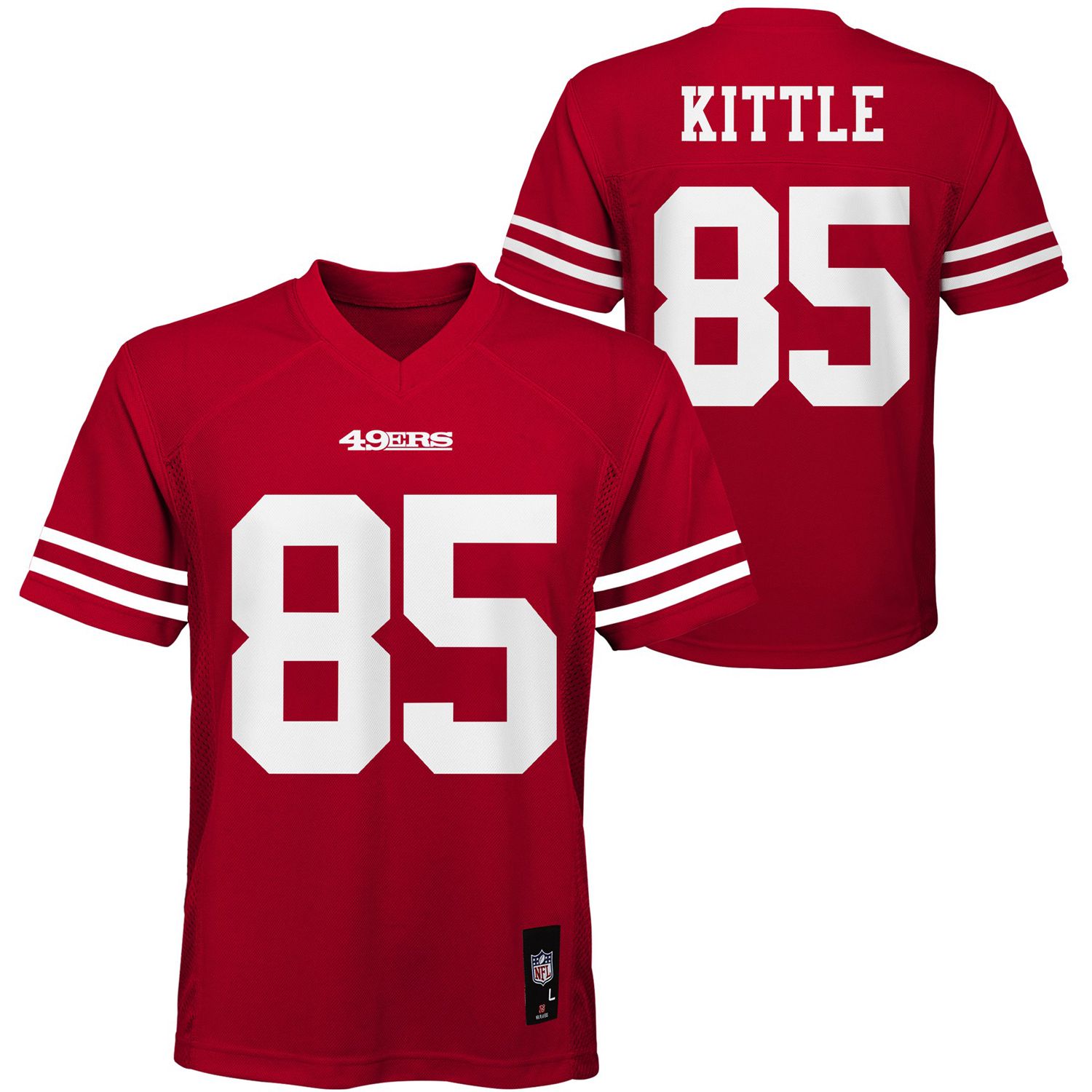 san francisco 49ers kittle jersey