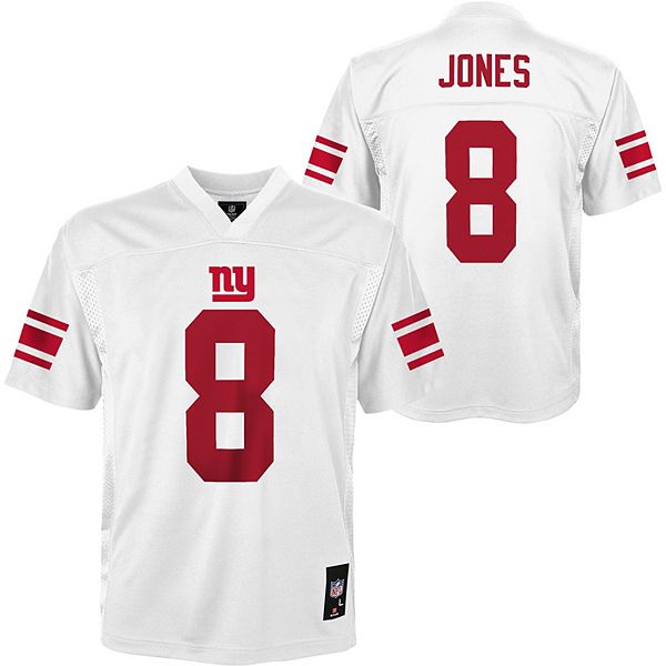 New York Giants Daniel Jones Pro Line Red Name & Number Jersey