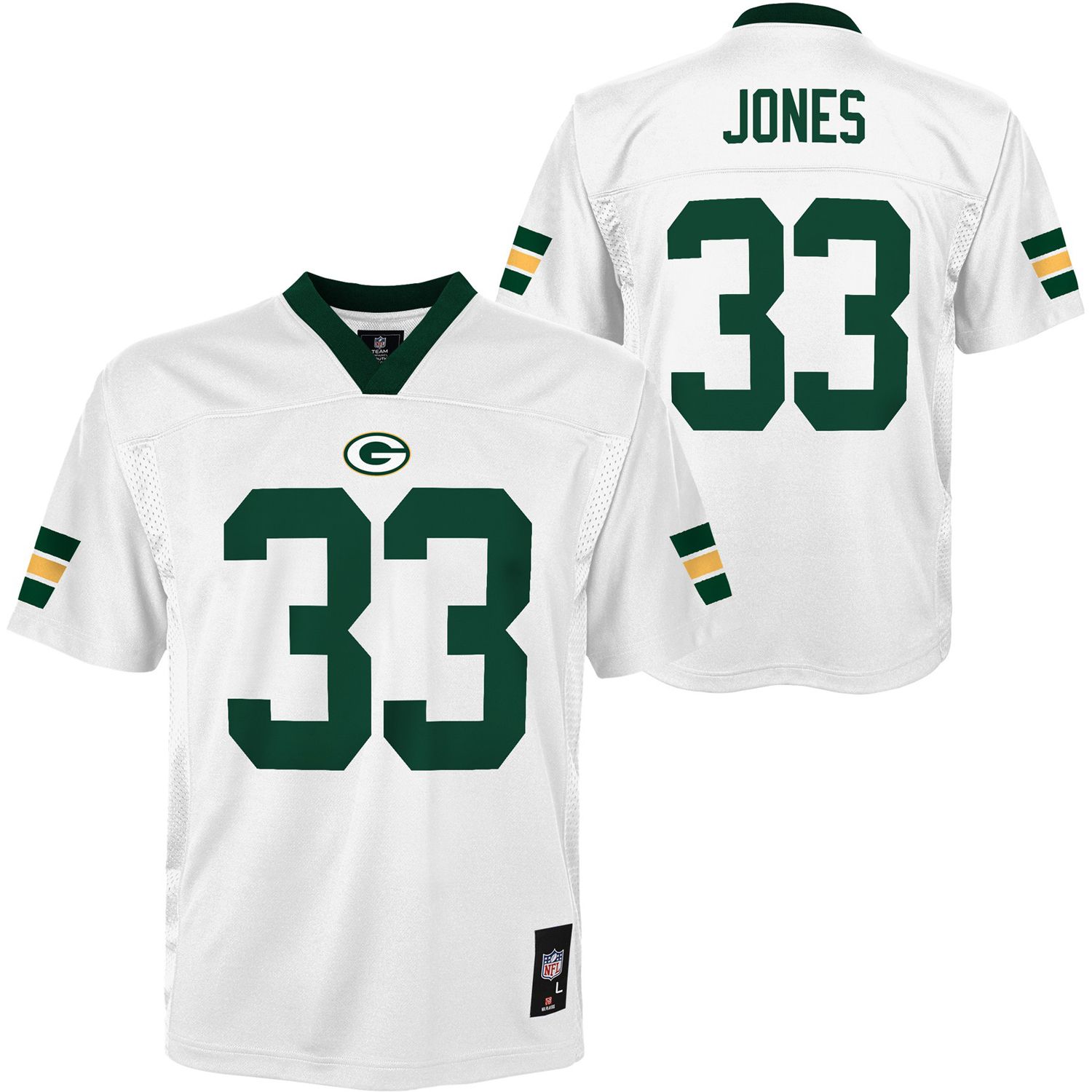 Nike Men's Green Bay Packers Aaron Jones #33 Alternate Green Game