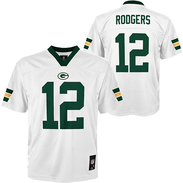 Boys 8-20 Green Bay Packers Aaron Rodgers Jersey