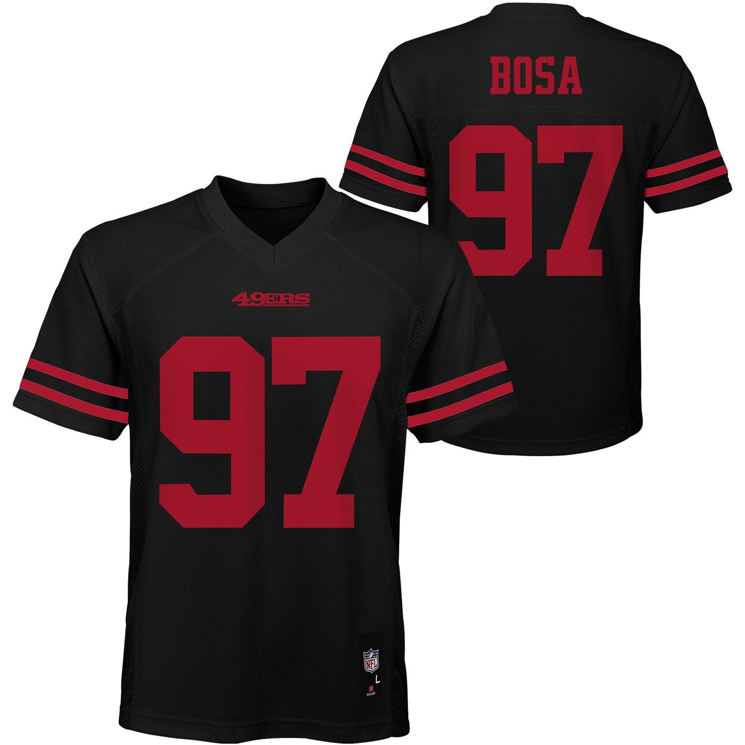 Youth Nike Nick Bosa Scarlet San Francisco 49ers Super Bowl LIV Game Jersey