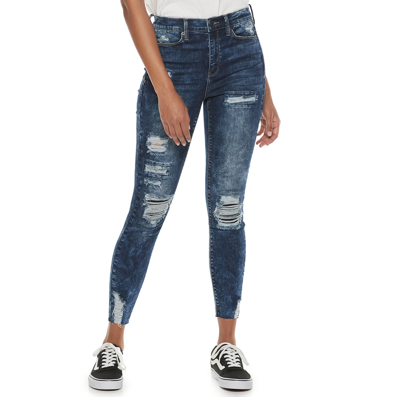 mudd flx stretch high rise jean legging